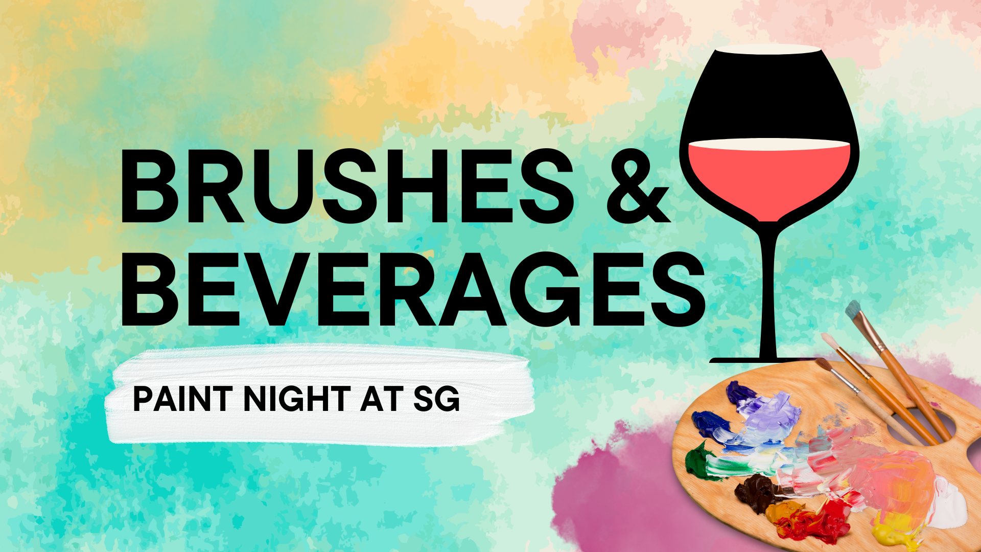 Brushes & Beverages Paint Nights at SG