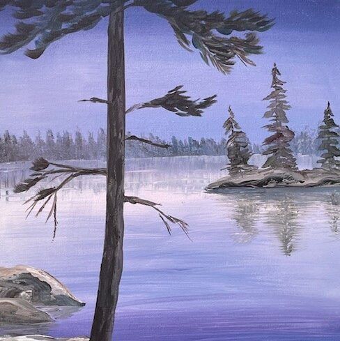 Brushes & Beverages: Paint Night at SG
