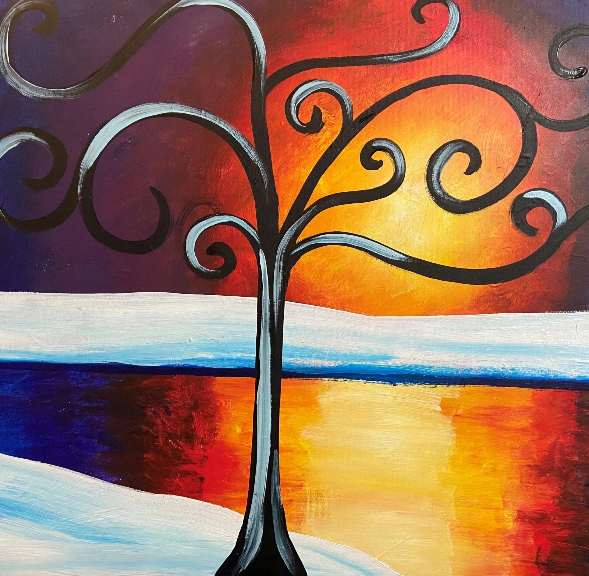 Brushes & Beverages Paint Night – Adults Only